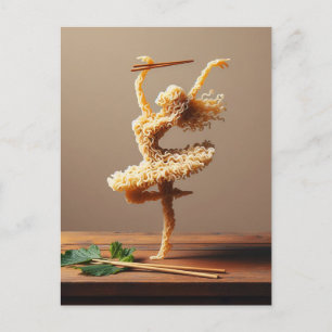Carte Postale Femme Ramen Danseuse