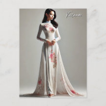 Femme vietnamienne à Ao Dai