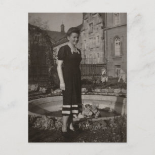 Carte postale femme vintage