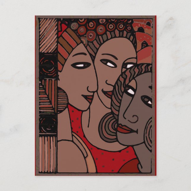 Carte Postale Femmes afro-américaines (Devant)