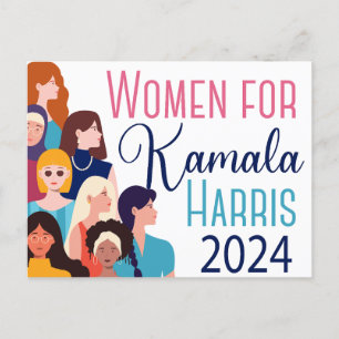 Carte Postale Femmes pour l'élection de Kamala Harris 2024