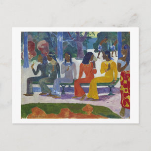 Carte Postale Femmes tahitiennes, Gauguin