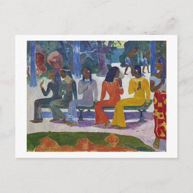 Carte Postale Femmes tahitiennes, Gauguin (Devant)