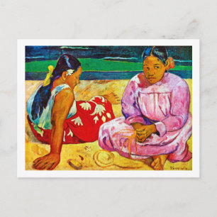 Carte Postale Femmes tahitiennes, Gauguin