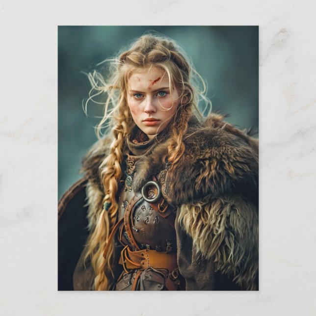 Carte Postale Femmes viking habillées traditionnellement (Devant)