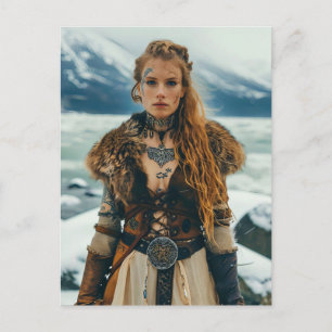 Carte Postale Femmes Vikings Guerrières Intemporelles