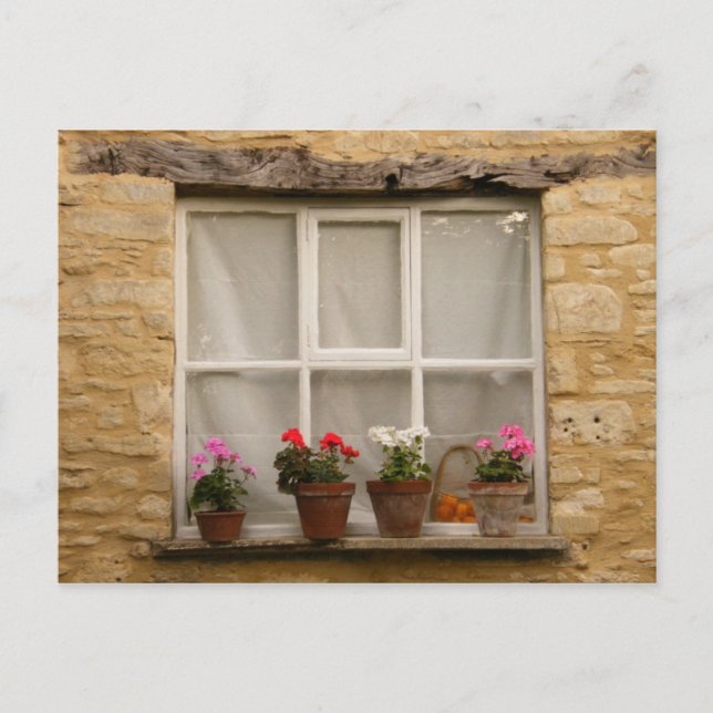 Carte Postale "Fenêtre de chalet" (Devant)