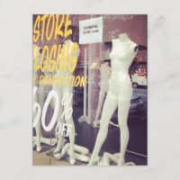 Fenêtre de fermeture du magasin Mannequins New Yor