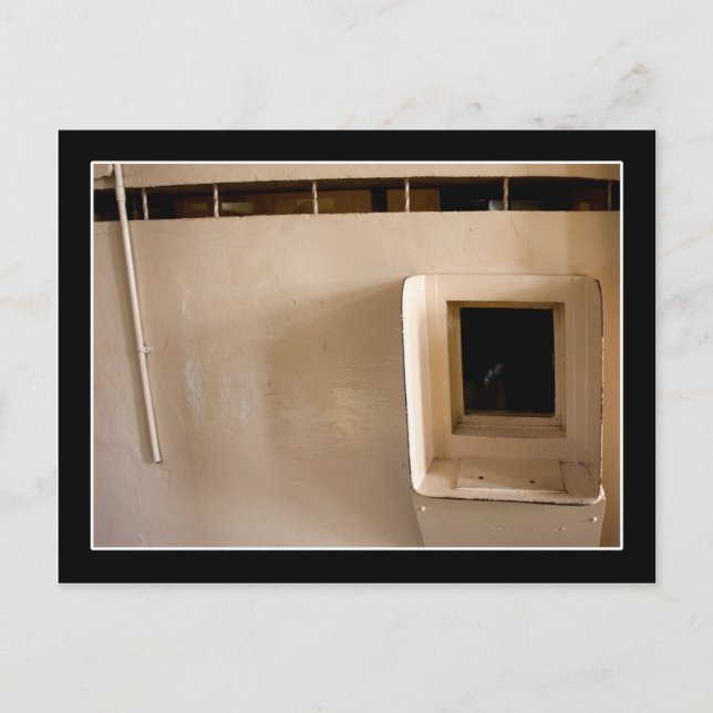 Carte Postale Fenêtre de visite à la prison d'Alcatraz (Devant)