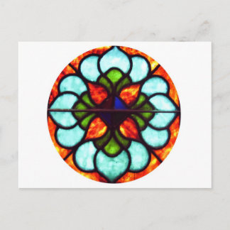 Carte Postale Fenêtre en verre tendu