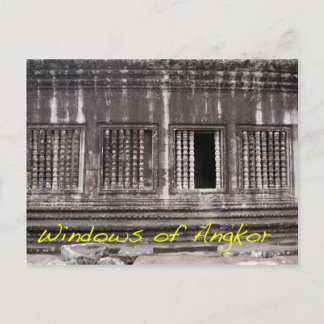 Carte Postale Fenêtres d'Angkor