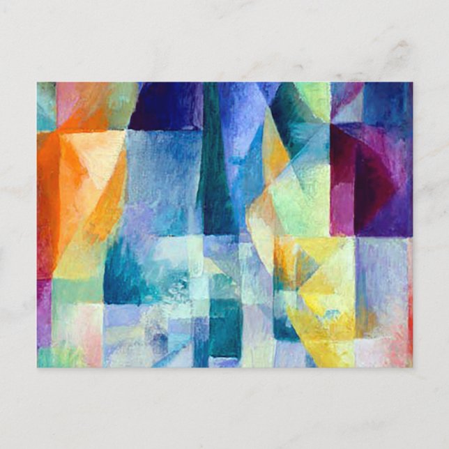 Carte Postale Fenêtres simultanées de Robert Delaunay (Devant)