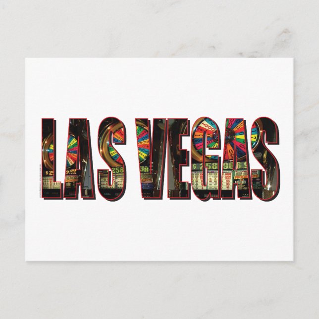 Carte Postale Fentes Las Vegas (Devant)
