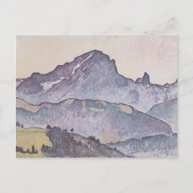 Carte Postale Ferdinand Hodler - De Le Grand Muveran Villars (Devant)