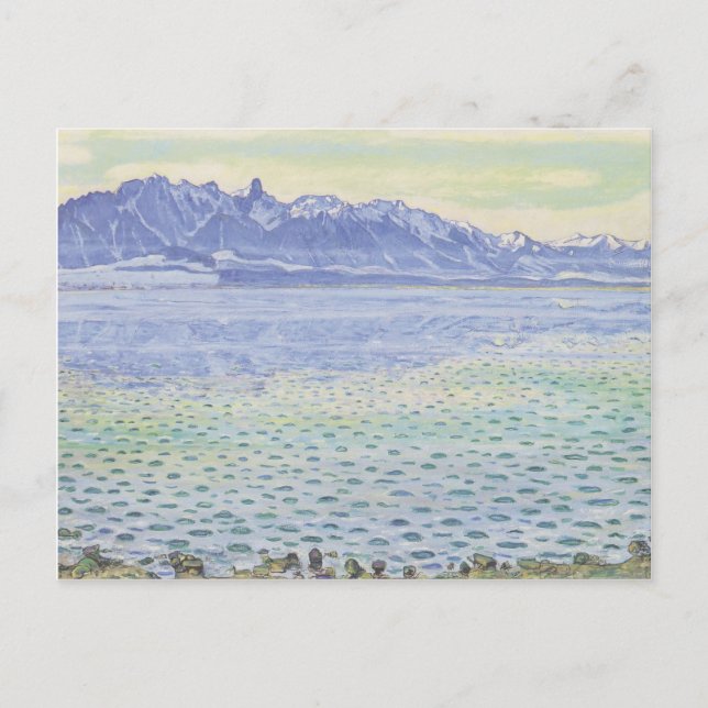 Carte Postale Ferdinand Hodler- Thun, Stockhornkette (Devant)