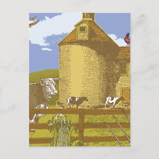 Carte Postale Ferme (Devant)