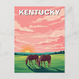 Carte Postale Ferme Cheval Lexington Kentucky