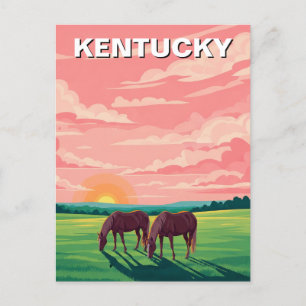 Carte Postale Ferme Cheval Lexington Kentucky