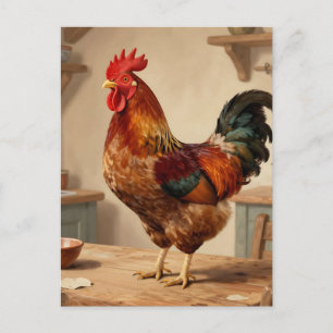 Carte Postale Ferme de la Fierté de Coq Cuisine Maison