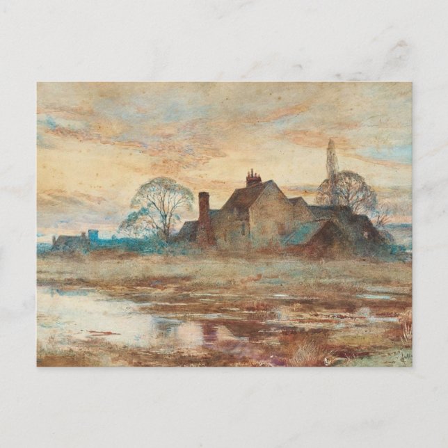 Carte Postale Ferme française par Julia Beck (Devant)