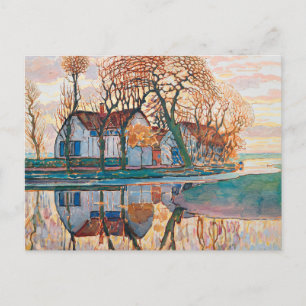 Carte Postale Ferme près de Duivendrecht - Piet Mondrian - Art m