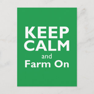 Carte Postale Ferme sur