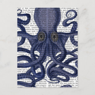 Carte Postale Fermer octopus