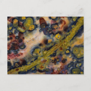 Carte Postale Fermeture Abstraite d'Ocean Jasper