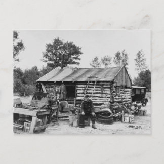 Carte Postale Fermier foncier coupé, 1937