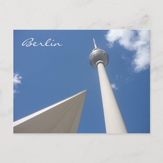 Carte Postale fernsehturm berlin (Devant)