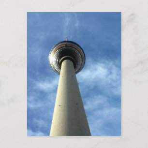 Carte Postale fernsehturm ciel bleu