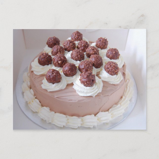 Carte postale Ferrero Rocher Cream Gateau (Devant)