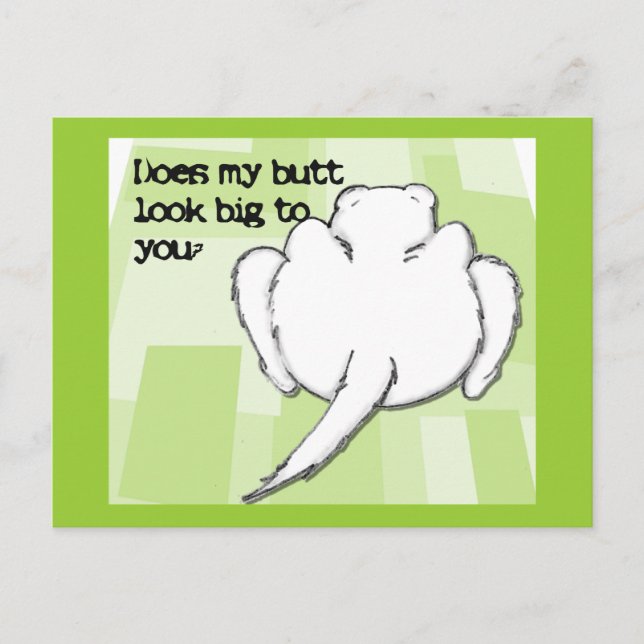 Carte postale Ferret Butt (Devant)