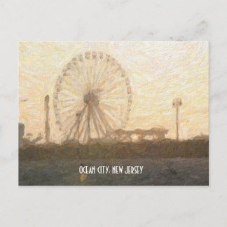 Carte Postale Ferris Wheel à Ocean City, NJ