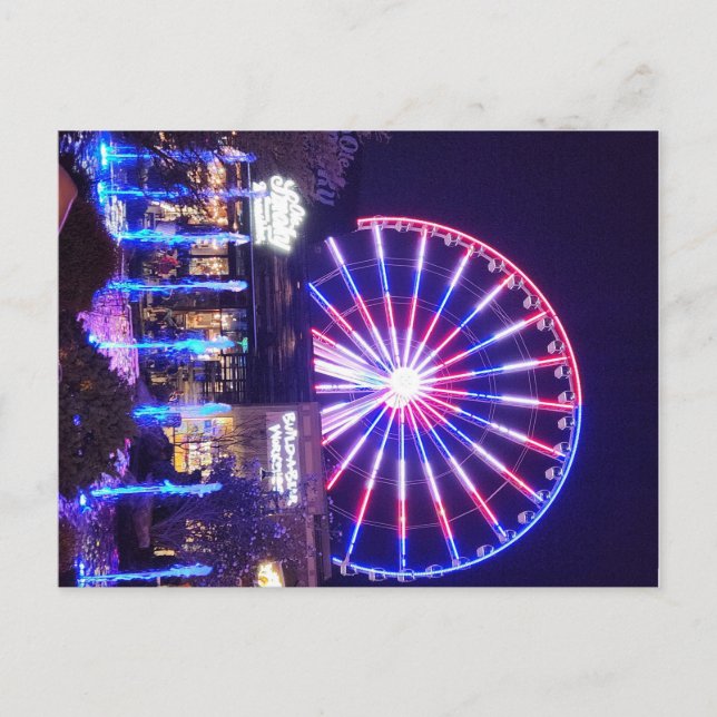 Carte Postale Ferris Wheel at Night (Devant)