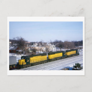 Carte postale ferroviaire classique