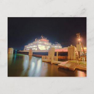 Carte Postale ferry de silver lake à l'île d'ocracoke