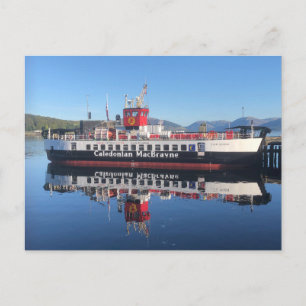 Carte Postale Ferry Loch Riddon, amarré à Rothesay, Écosse