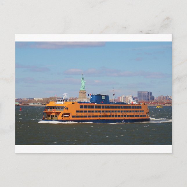 Carte Postale Ferry Staten Island (Devant)