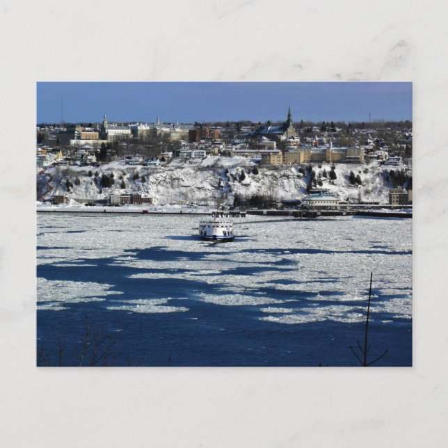 Carte Postale Ferry sur le fleuve Saint-Laurent (Québec) (Devant)