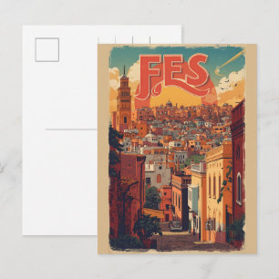 Carte Postale FES ville ancienne médina Maroc voyage