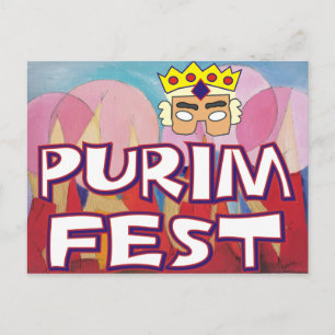 Carte Postale Fest de Purim