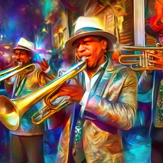 CARTE POSTALE FEST NOLA JAZZ