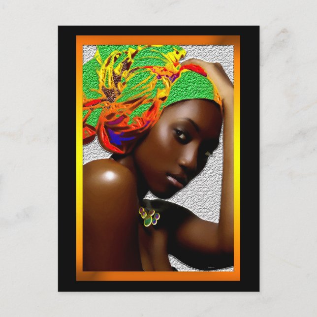 Carte Postale Festival africain (Devant)