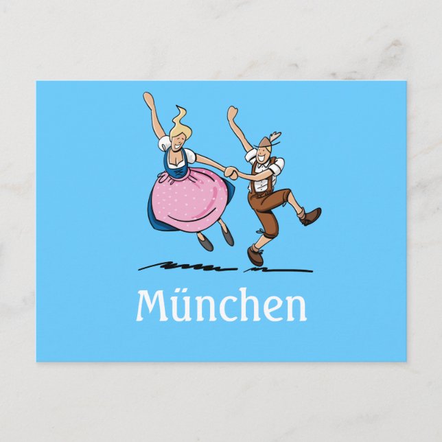 Carte postale FESTIVAL DE LA BIÈRE München Bavaroi (Devant)