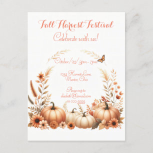 Carte Postale Festival de la récolte d'automne