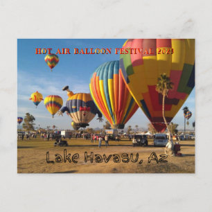Carte Postale Festival des ballons à air chaud Lac Havasu