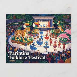 Carte Postale Festival folklorique de Parintins Brésil