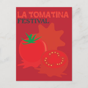 Carte Postale Festival La Tomatina
