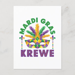 Carte Postale Festival Mardi Graw Krewe Parade